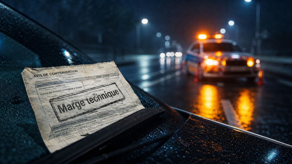 Tolérance radars mobiles : vitesse retenue et marge technique