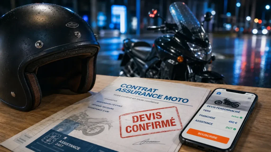 Assurance moto 500 cm3 : tiers, tous risques et garanties à comparer avant de souscrire