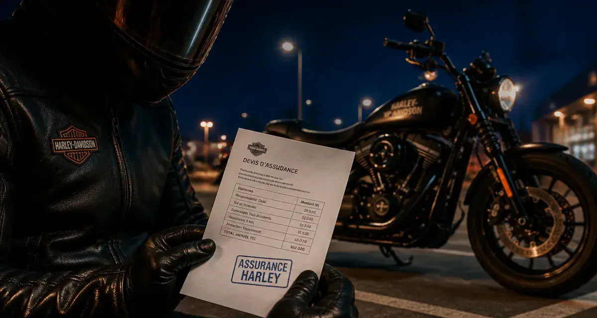 Assurance moto Harley-Davidson : assistance 0 km et protection pilote