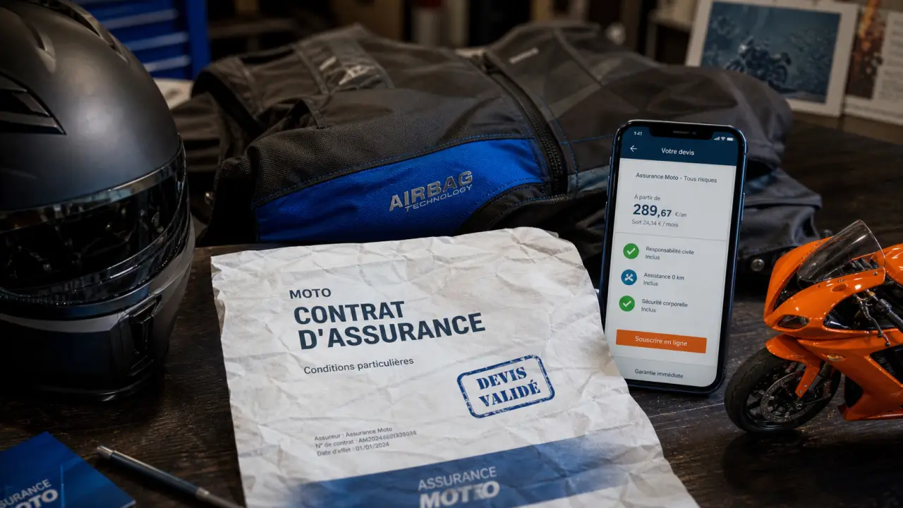 Directe assurance moto : devis 30 km ou 0 km, 100 000 €