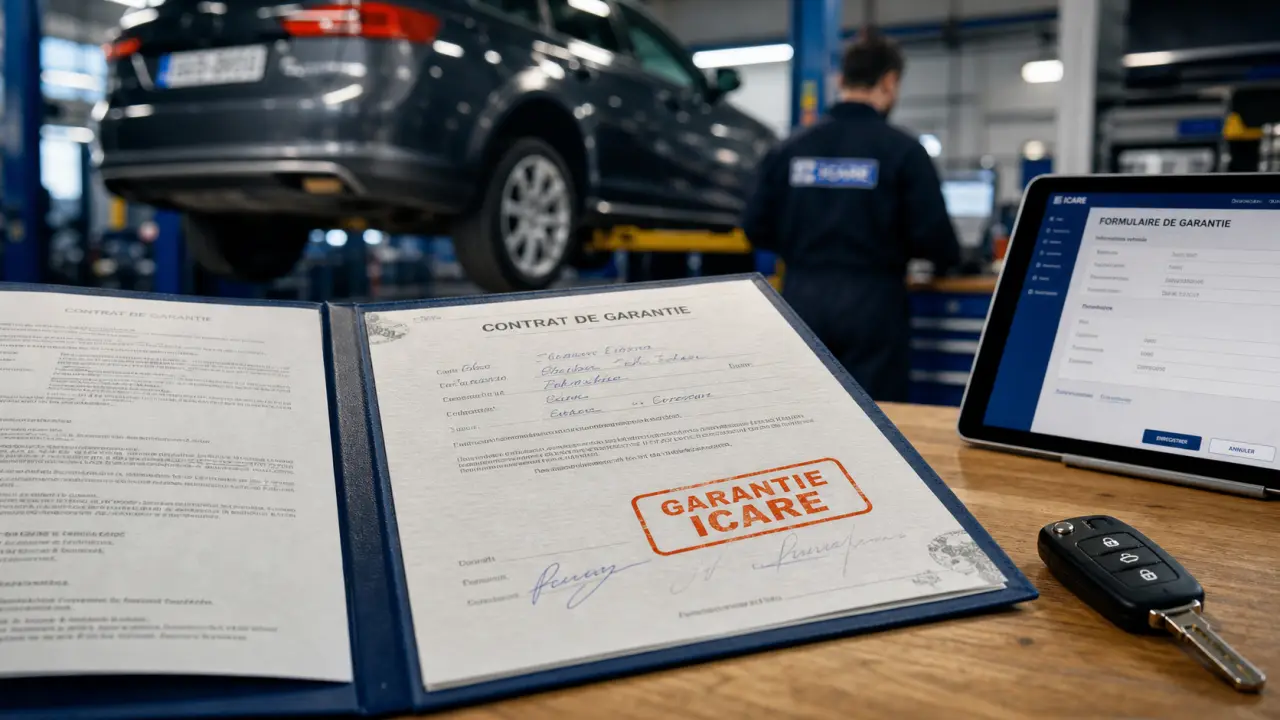 Icare garantie voiture : dossier contractuel et clé