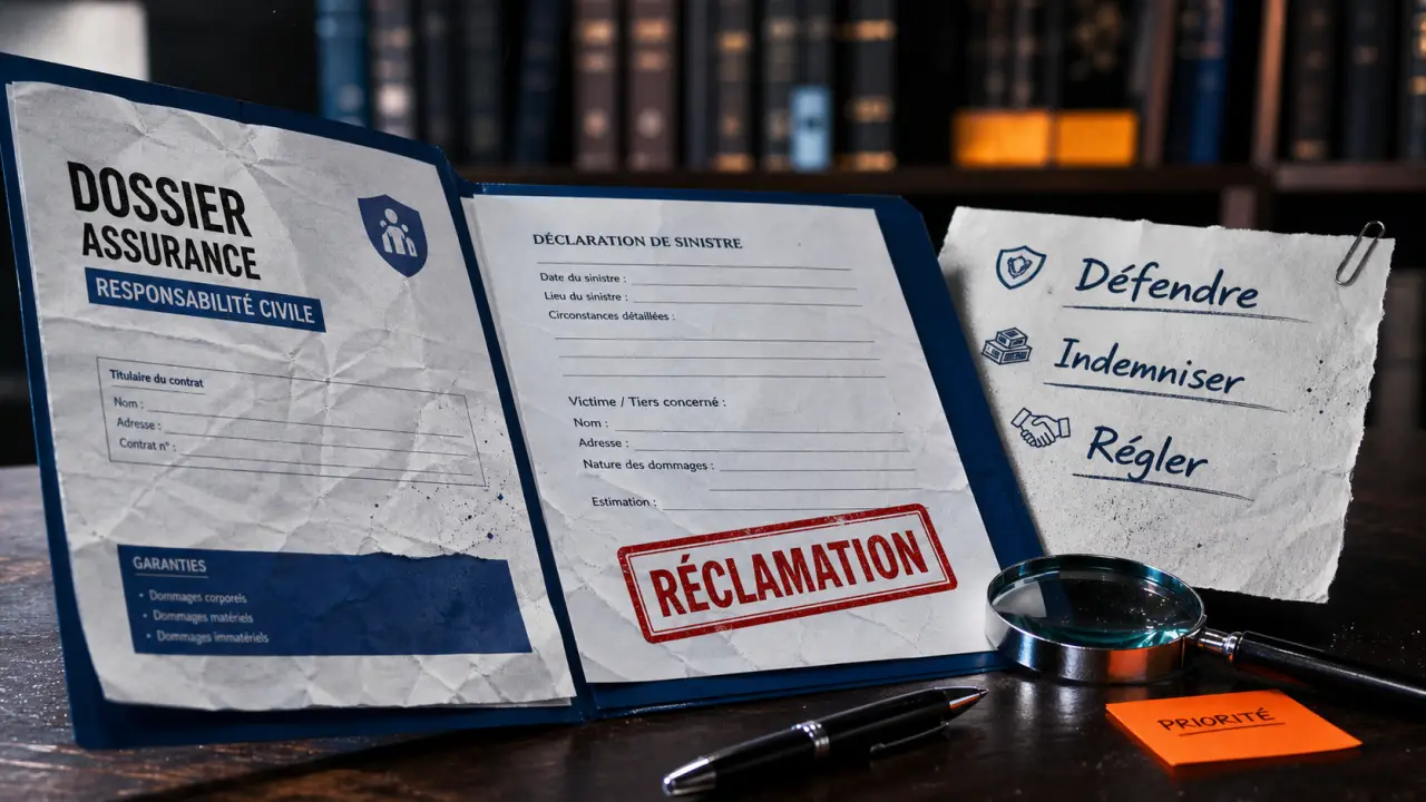 liability insurance : dossier de réclamation, défense ou indemnisation