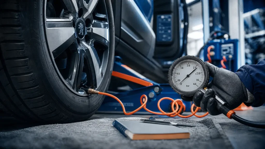 Peugeot 5008 : la bonne pression des pneus selon la charge et la dimension