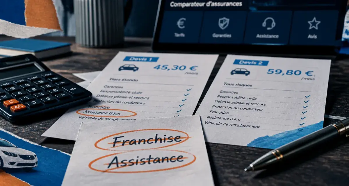 Auto assurance comparatif : prix le plus bas pas toujours le meilleur calcul