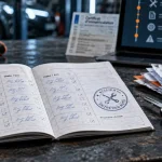 Carnet entretien voiture avec historique et factures pour revente