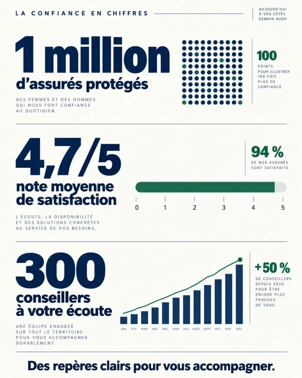 Preuves de confiance et chiffres clés de l'assurance moto verte AMV
