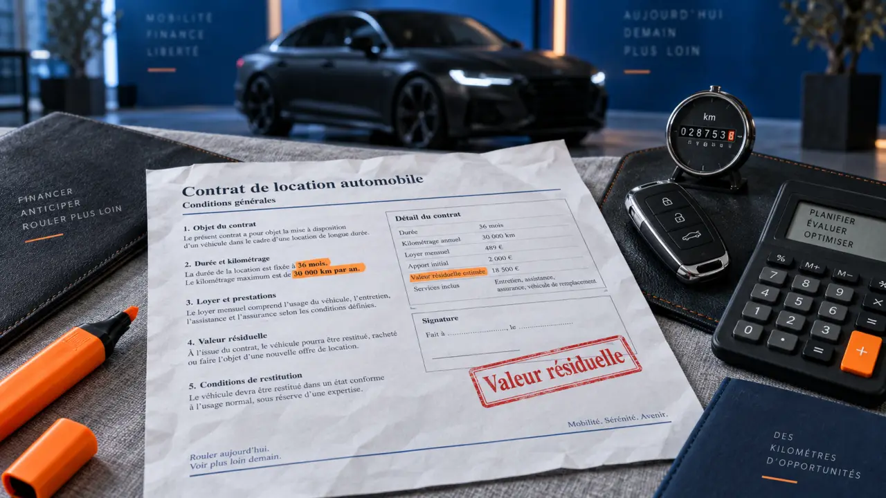 Voiture en leasing avis : contrats et facture