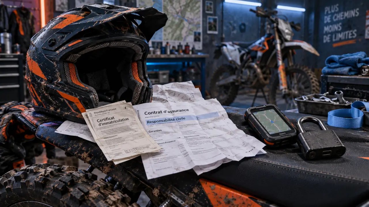 Assurance enduro moto : usage déclaré, couverture et responsabilité civile