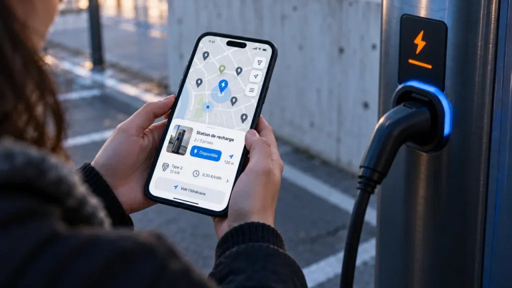 Borne de recharge OZECAR : trouver une place, payer sans badge et vérifier le tarif