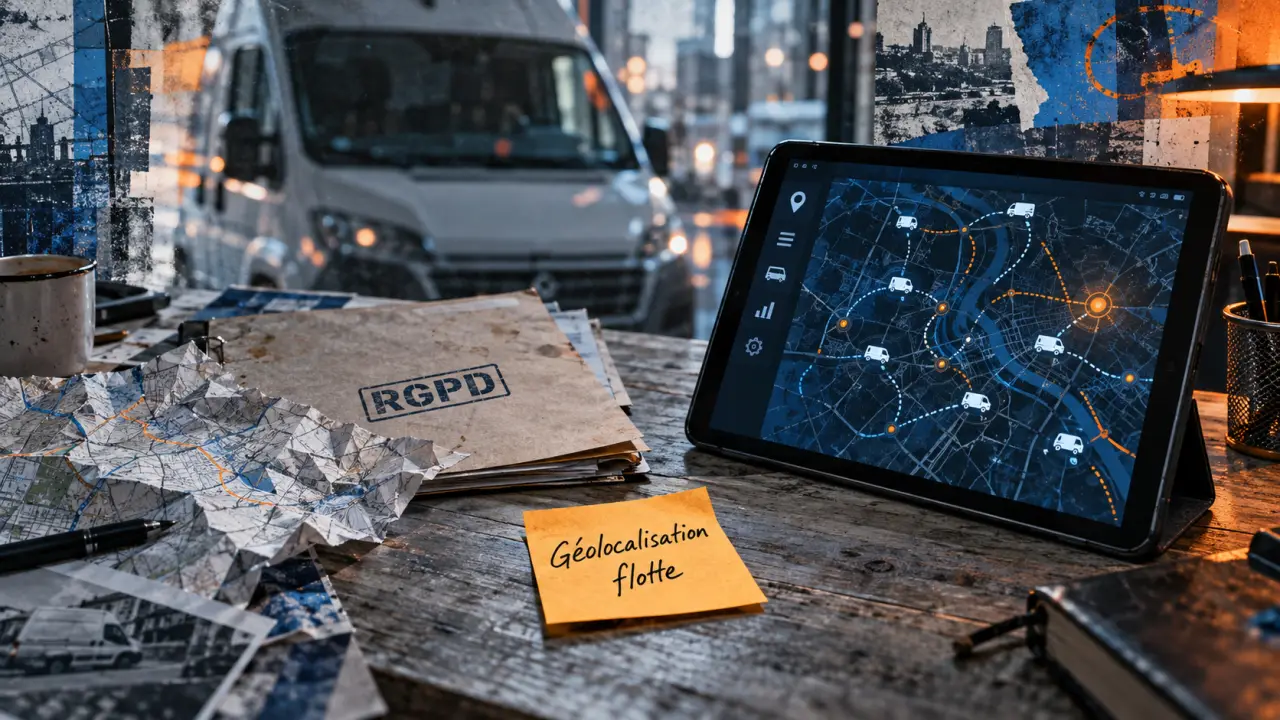 Geolocalisation flotte automobile pour pilotage des coûts